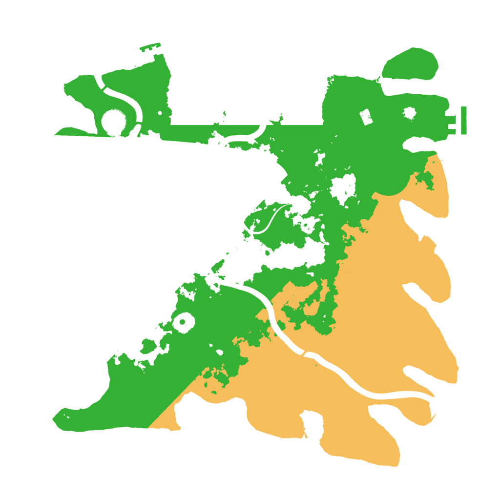 Biome Rust Map: Procedural Map, Size: 3600, Seed: 346366161