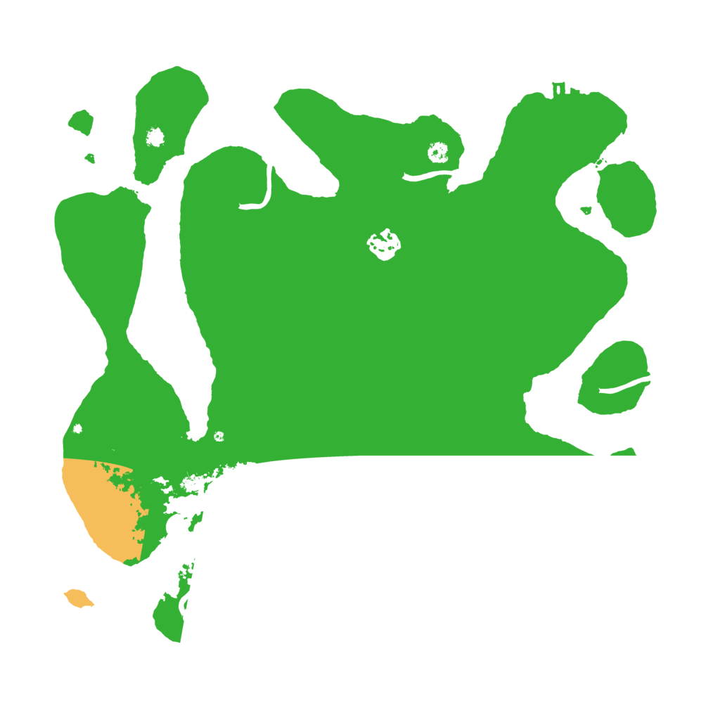 Biome Rust Map: Procedural Map, Size: 3500, Seed: 1342945611