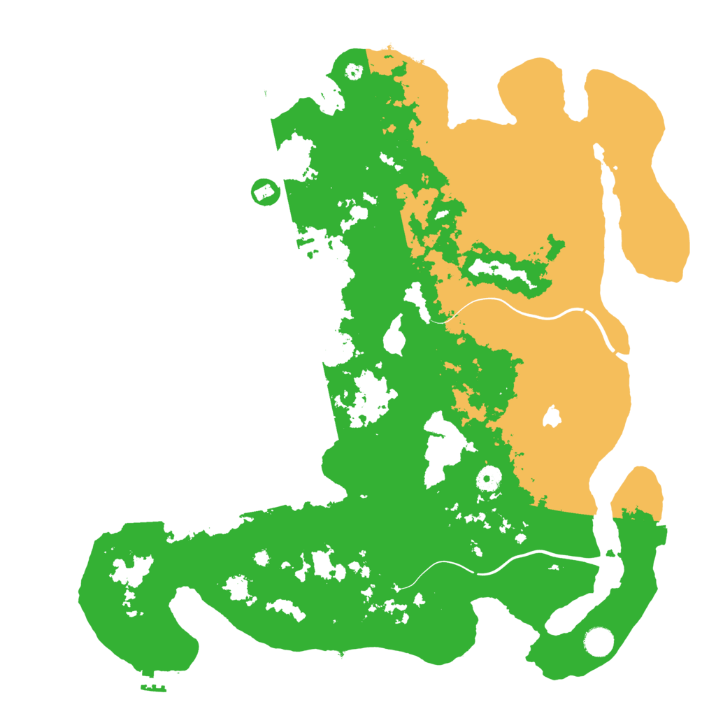 Biome Rust Map: Procedural Map, Size: 4250, Seed: 1624270638