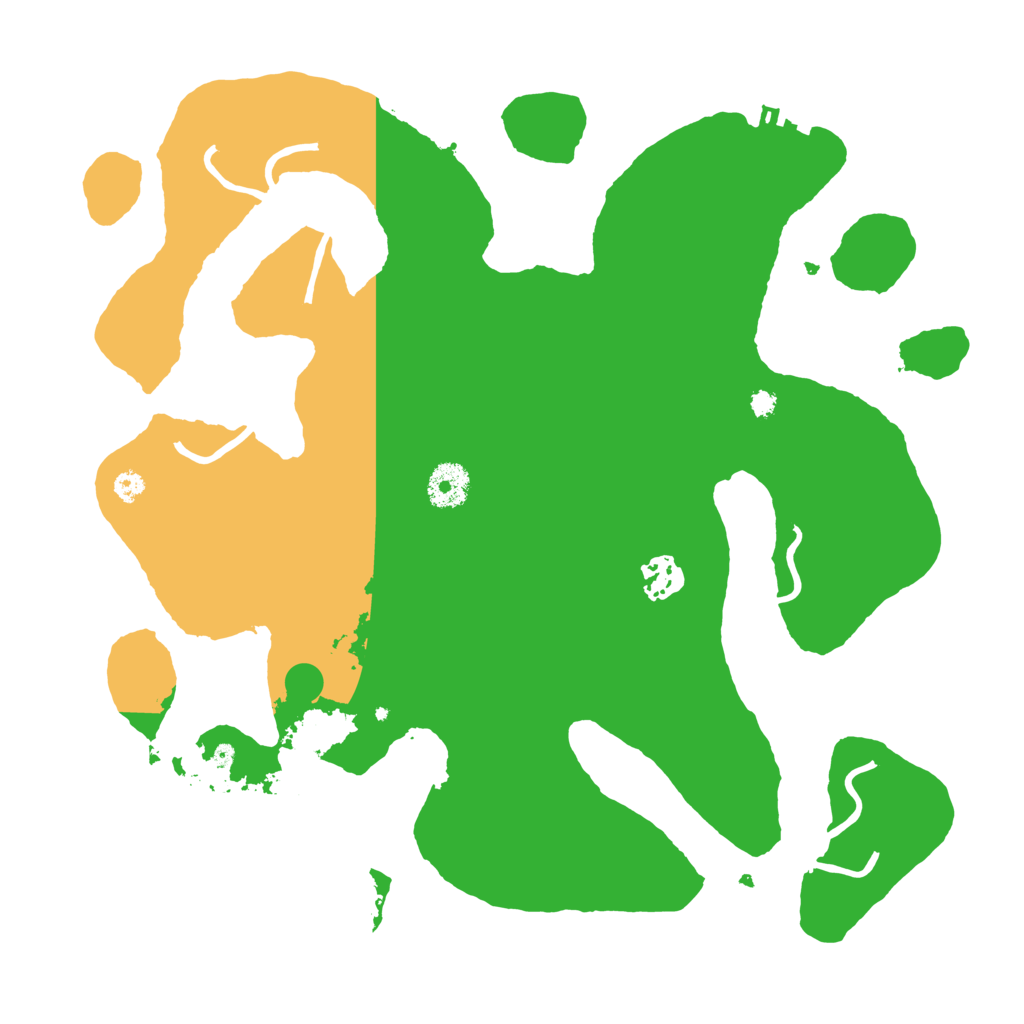 Biome Rust Map: Procedural Map, Size: 3500, Seed: 88622411