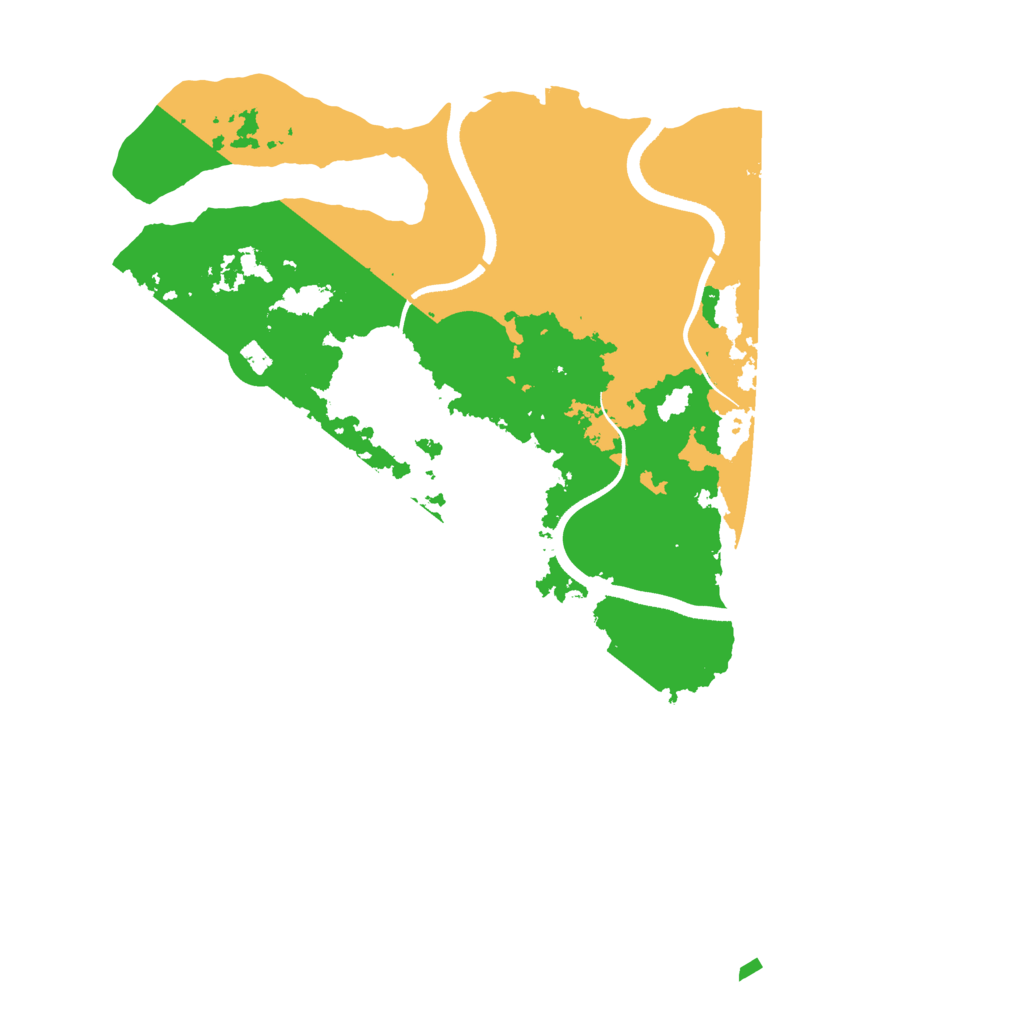 Biome Rust Map: Procedural Map, Size: 3500, Seed: 2217
