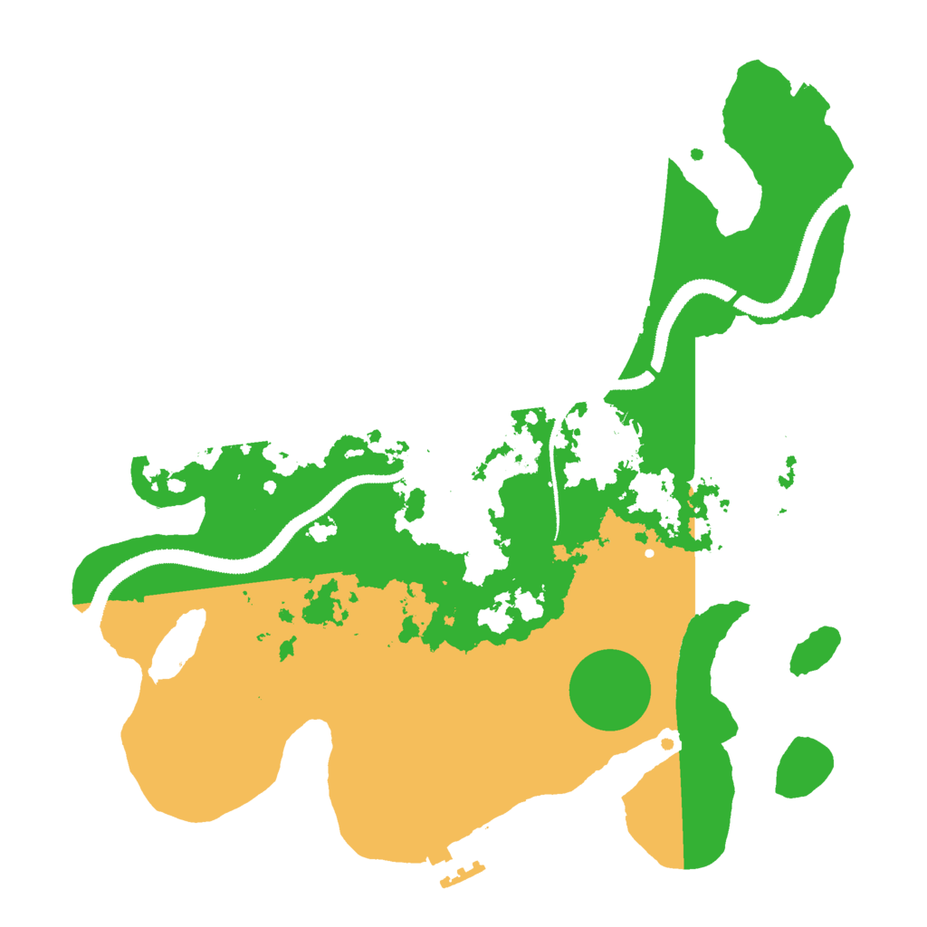 Biome Rust Map: Procedural Map, Size: 3000, Seed: 1624941