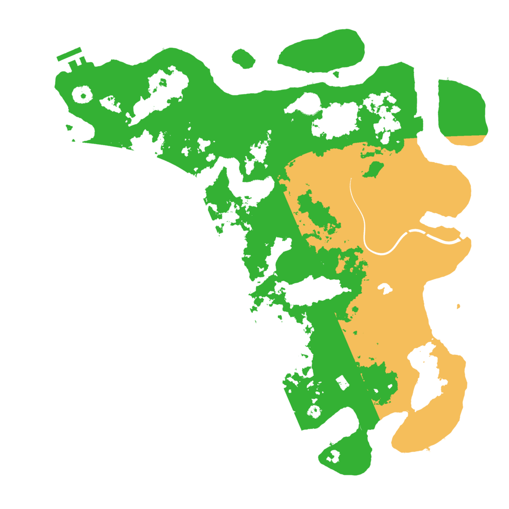 Biome Rust Map: Procedural Map, Size: 4000, Seed: 6163