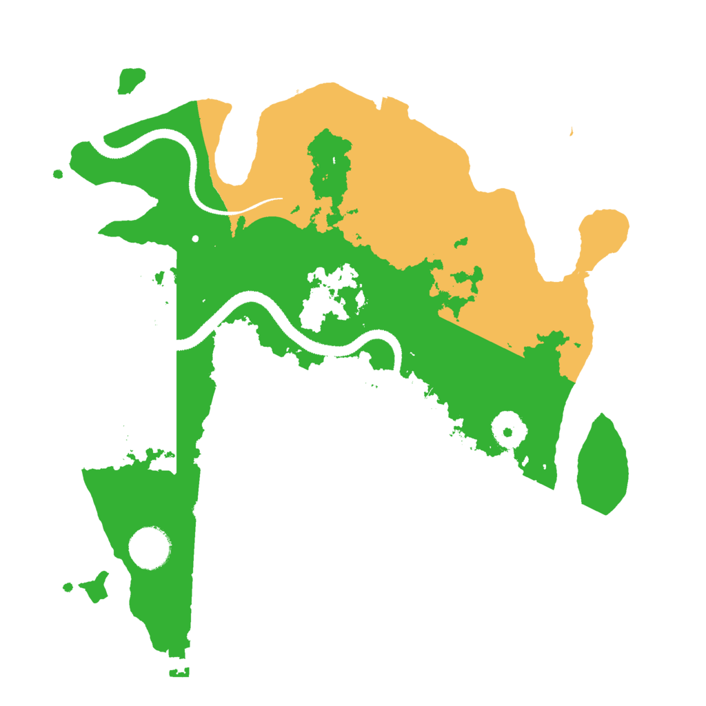 Biome Rust Map: Procedural Map, Size: 3000, Seed: 1230063873