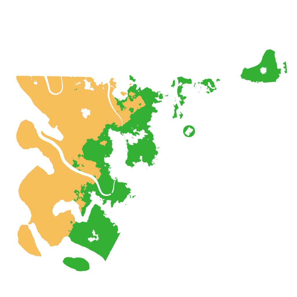 Biome Rust Map: Procedural Map, Size: 4000, Seed: 757387417
