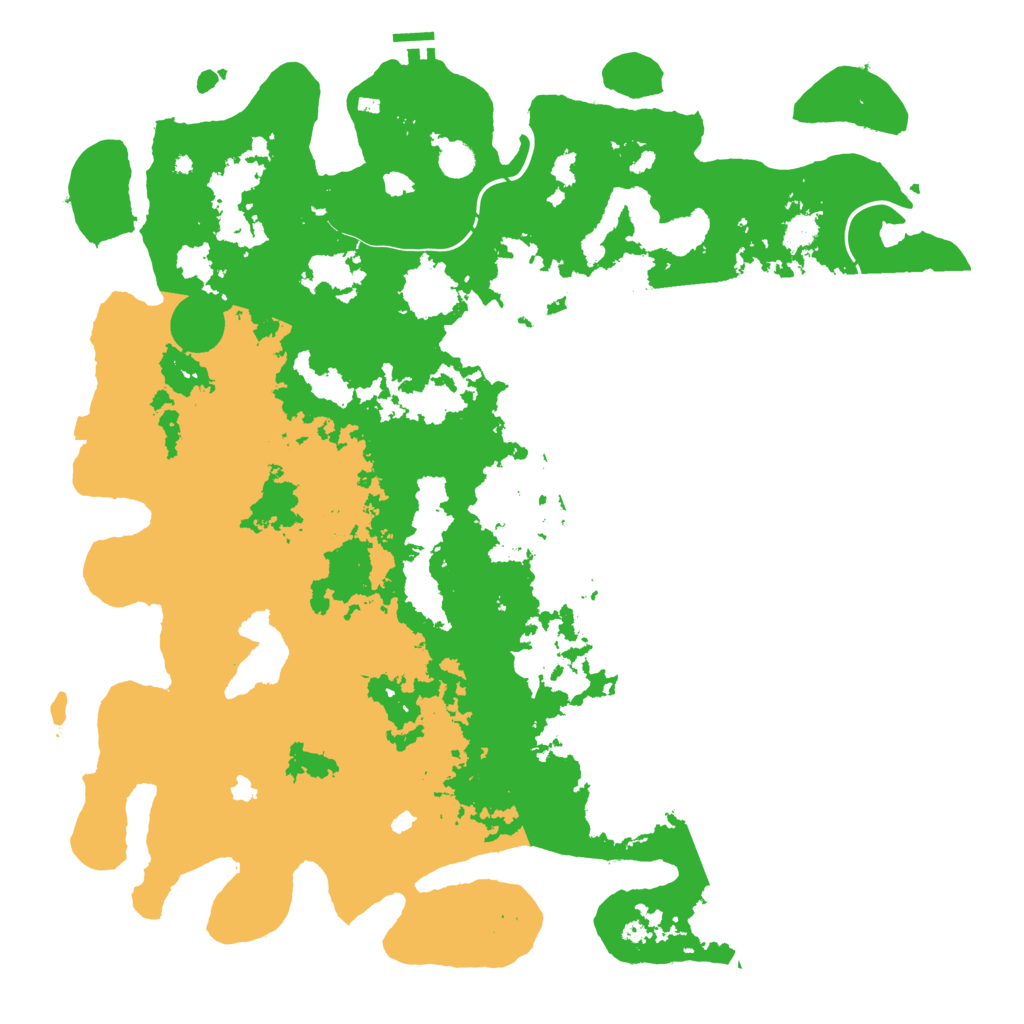 Biome Rust Map: Procedural Map, Size: 5000, Seed: 6201