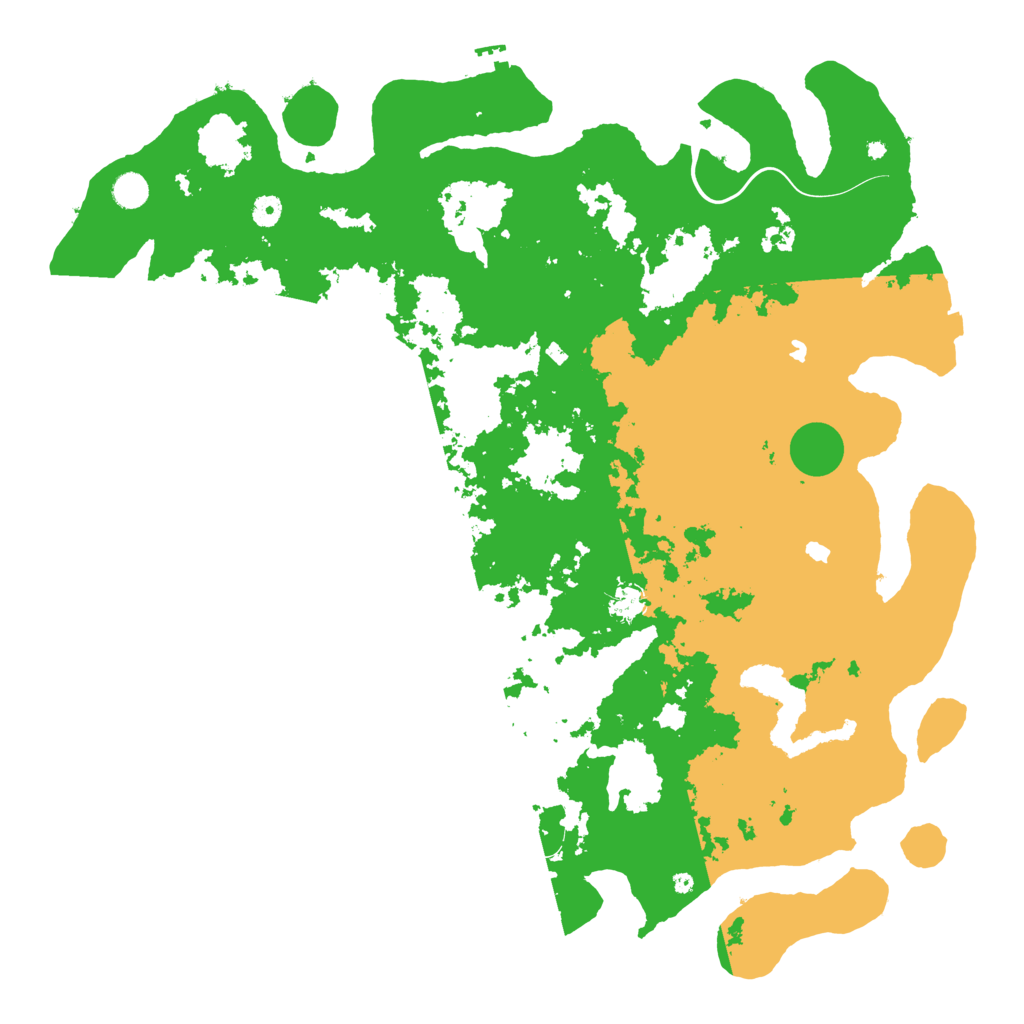 Biome Rust Map: Procedural Map, Size: 5000, Seed: 7520