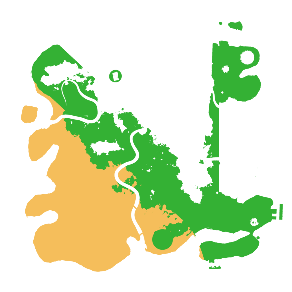 Biome Rust Map: Procedural Map, Size: 3750, Seed: 292925987