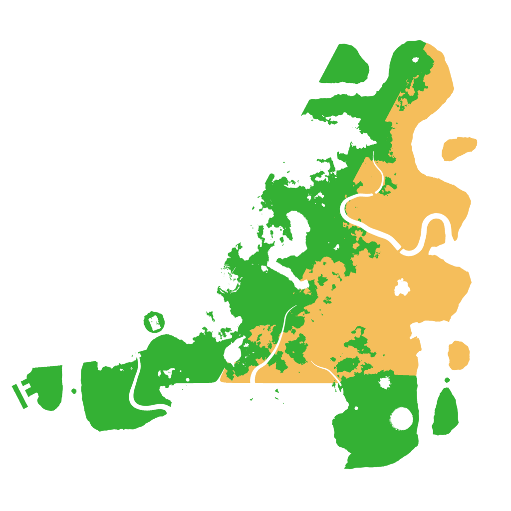 Biome Rust Map: Procedural Map, Size: 4000, Seed: 51217
