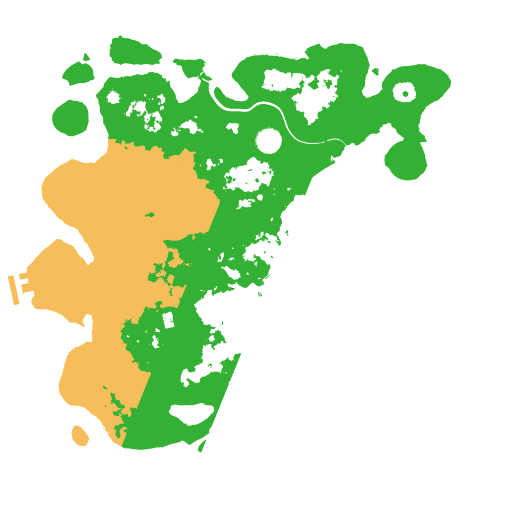 Biome Rust Map: Procedural Map, Size: 3500, Seed: 783076151