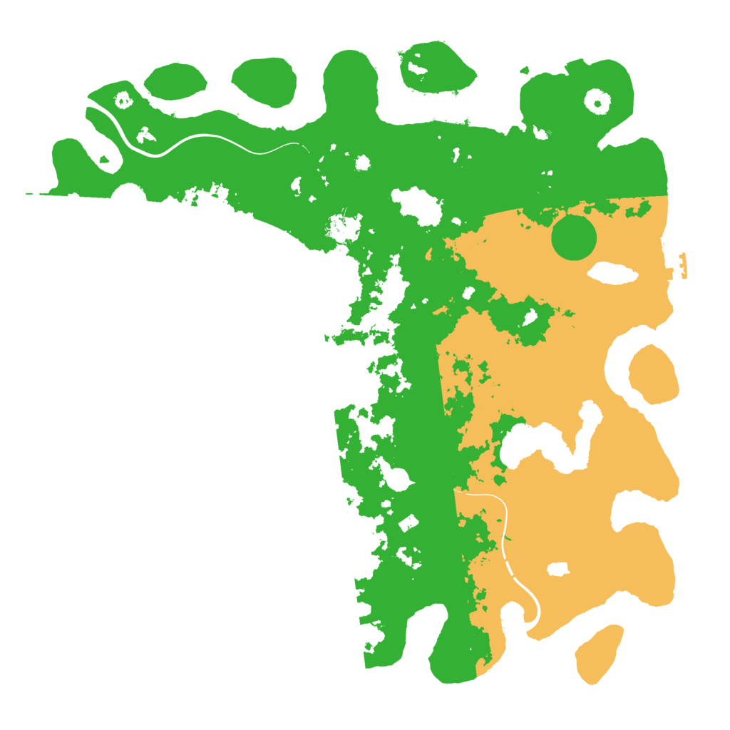 Biome Rust Map: Procedural Map, Size: 4250, Seed: 25388