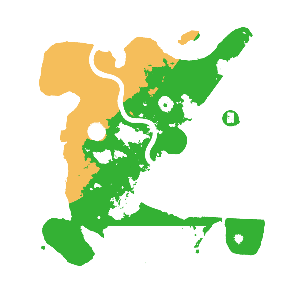 Biome Rust Map: Procedural Map, Size: 3000, Seed: 1443057477