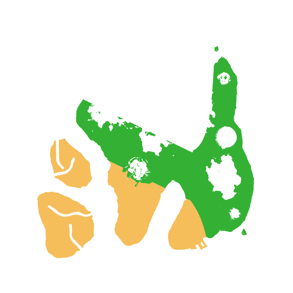 Biome Rust Map: Procedural Map, Size: 2500, Seed: 9814