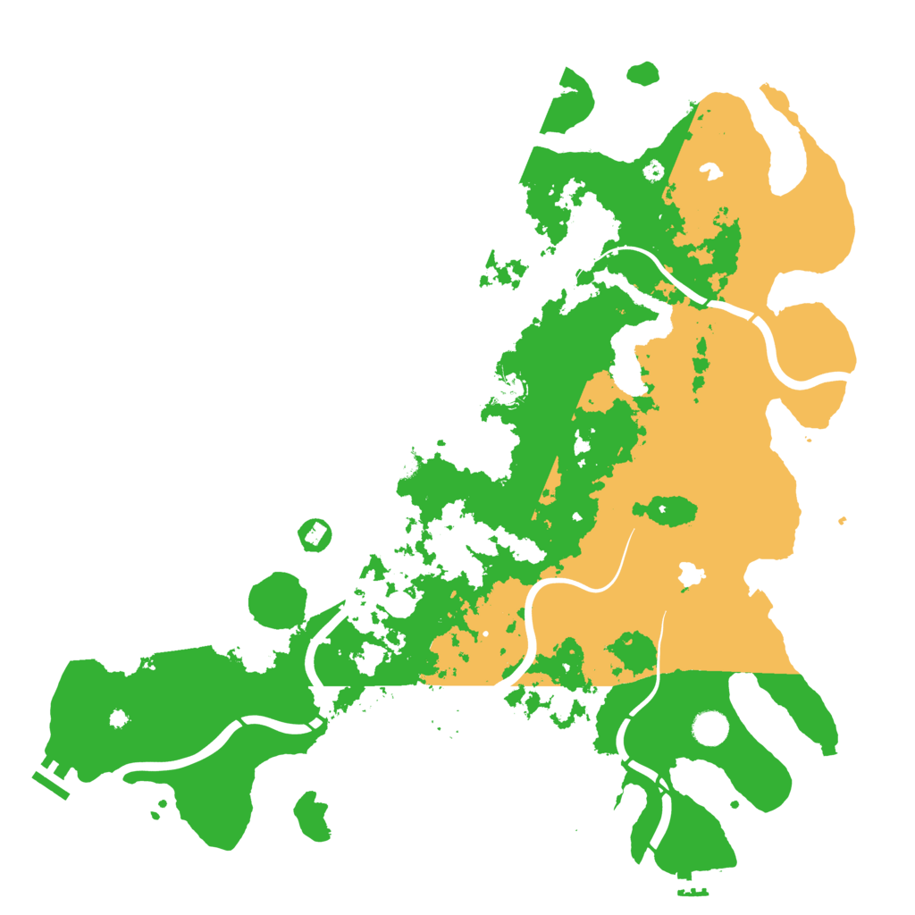 Biome Rust Map: Procedural Map, Size: 4500, Seed: 4420