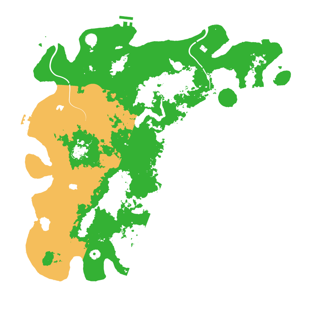 Biome Rust Map: Procedural Map, Size: 4600, Seed: 8462598