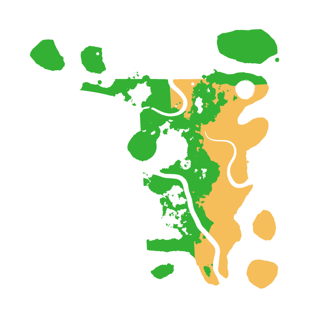 Biome Rust Map: Procedural Map, Size: 3000, Seed: 343979368