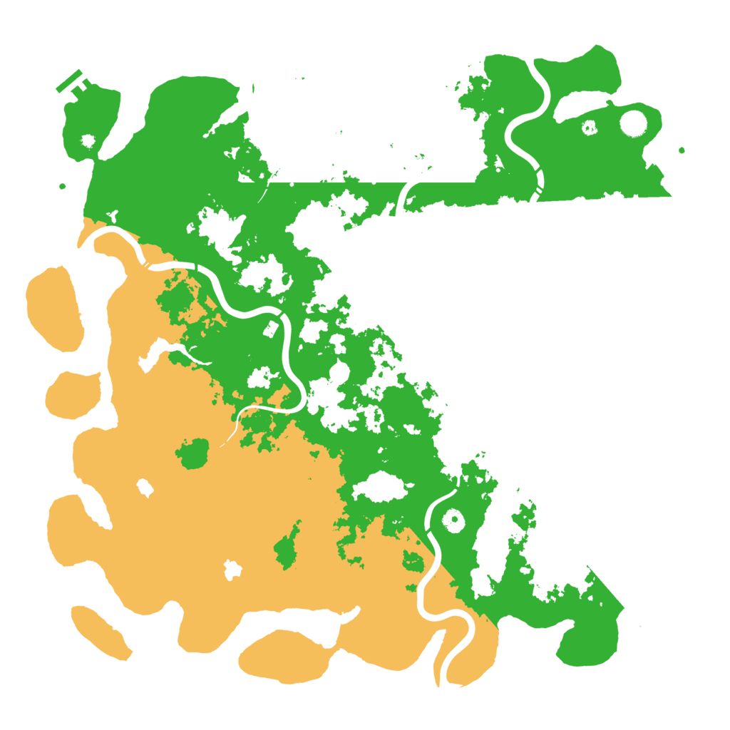 Biome Rust Map: Procedural Map, Size: 4800, Seed: 731945