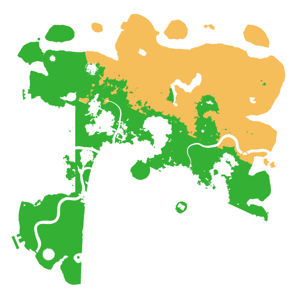 Biome Rust Map: Procedural Map, Size: 4500, Seed: 384750001