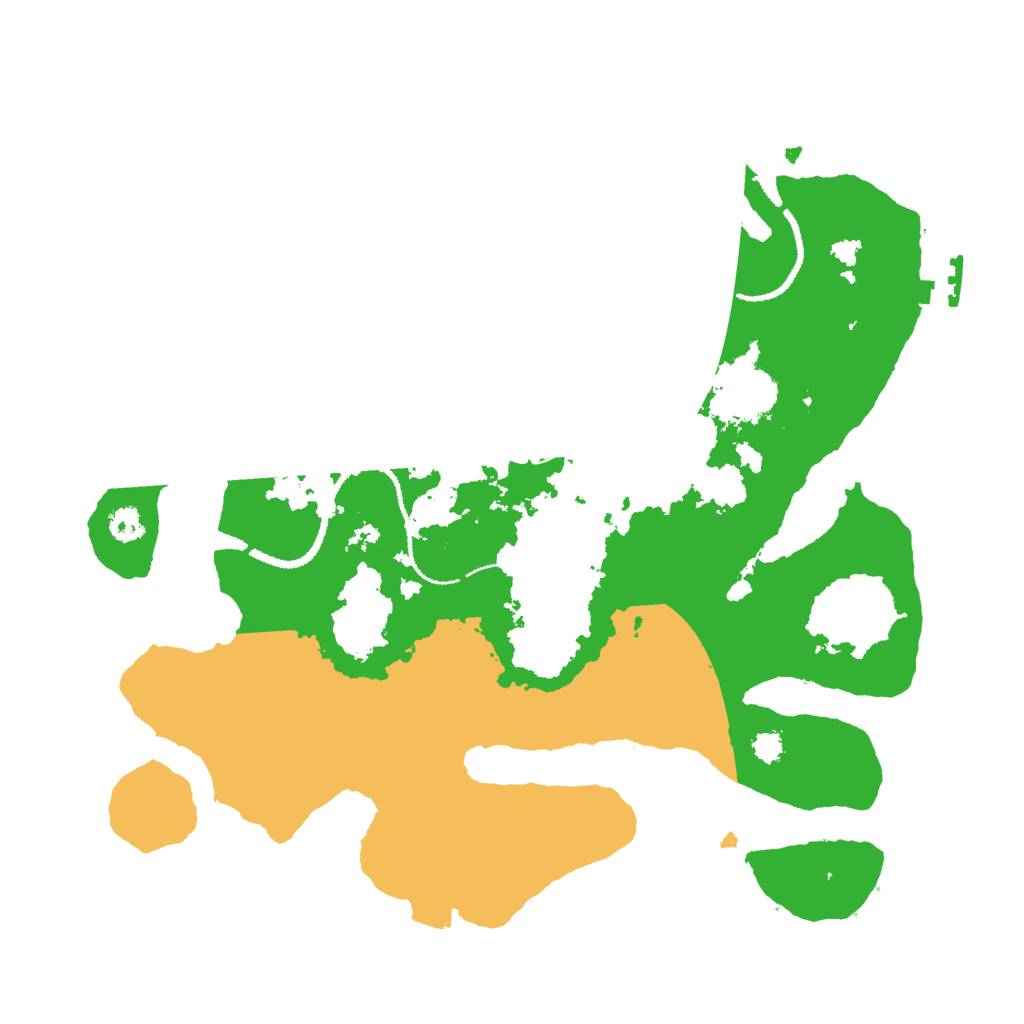 Biome Rust Map: Procedural Map, Size: 3000, Seed: 41562