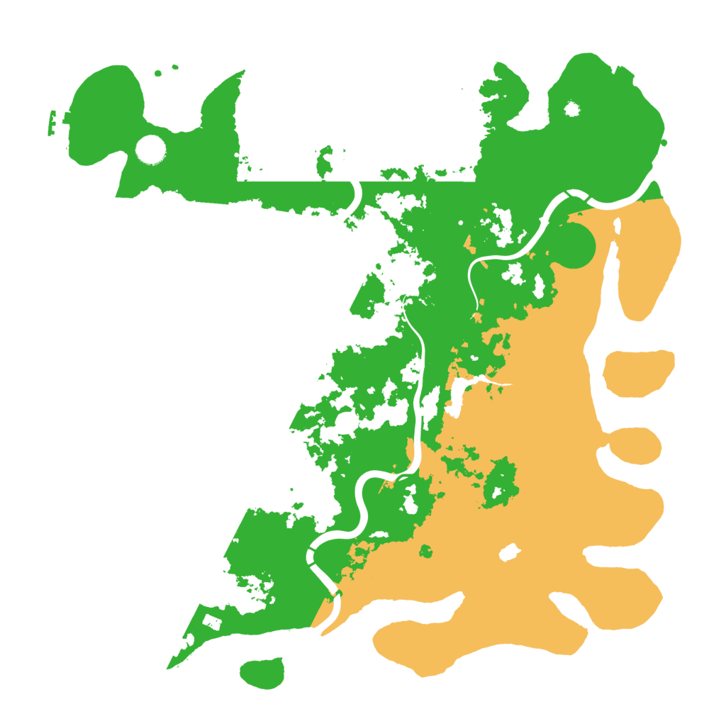 Biome Rust Map: Procedural Map, Size: 4300, Seed: 975697583