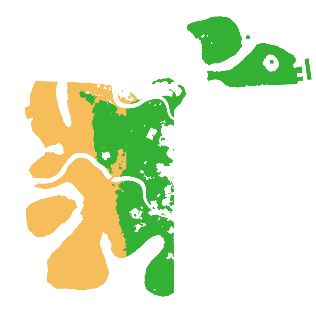 Biome Rust Map: Procedural Map, Size: 3000, Seed: 2123753446