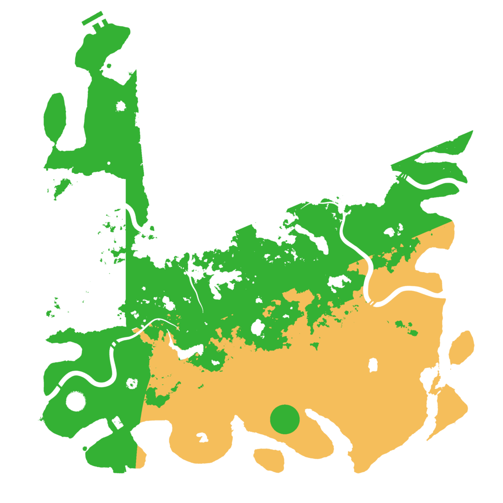 Biome Rust Map: Procedural Map, Size: 4500, Seed: 1675546860