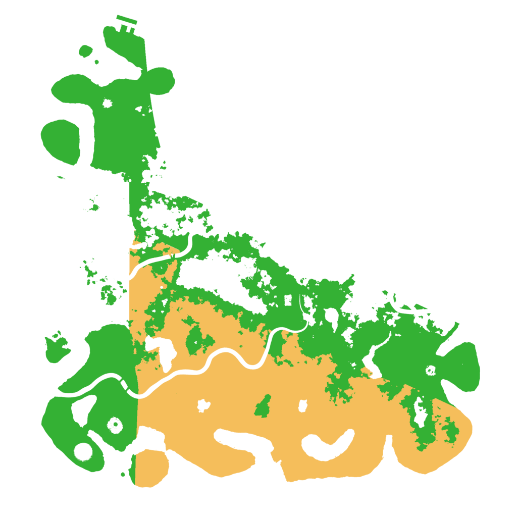 Biome Rust Map: Procedural Map, Size: 5000, Seed: 7000