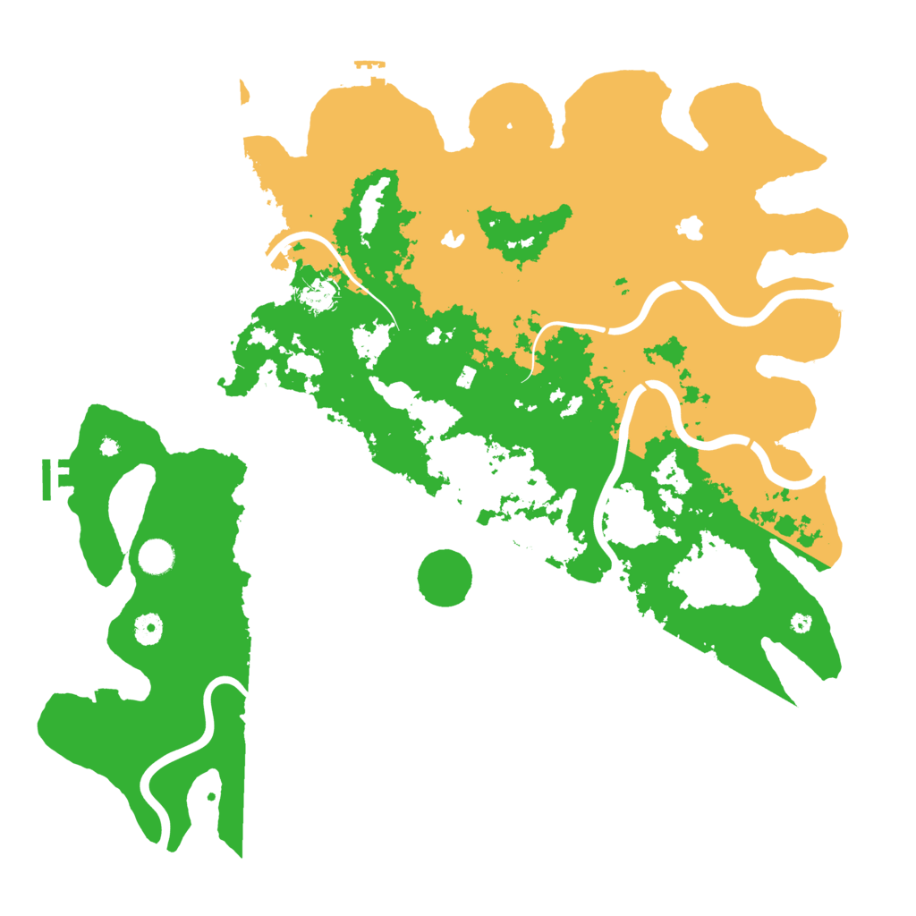 Biome Rust Map: Procedural Map, Size: 4500, Seed: 2094676155