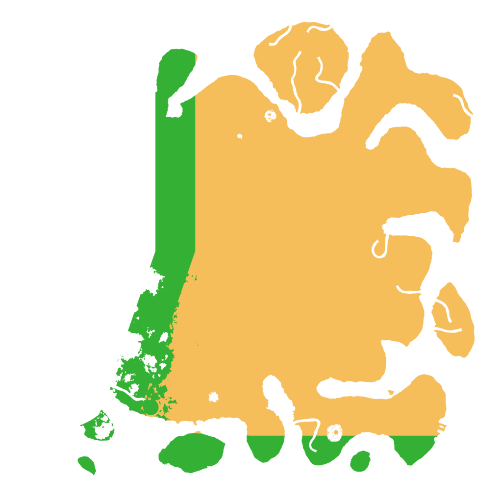 Biome Rust Map: Procedural Map, Size: 4500, Seed: 520