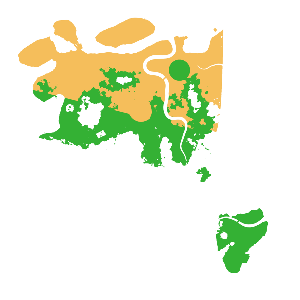 Biome Rust Map: Procedural Map, Size: 3750, Seed: 440127524