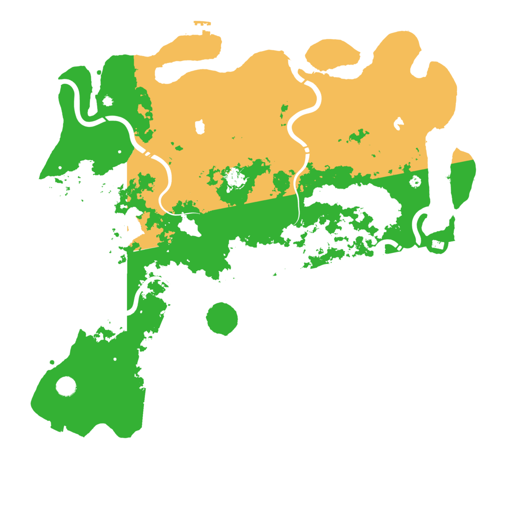 Biome Rust Map: Procedural Map, Size: 4500, Seed: 1355028988