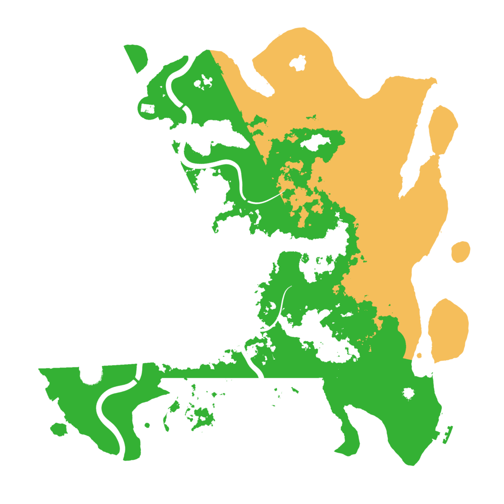 Biome Rust Map: Procedural Map, Size: 4000, Seed: 444743