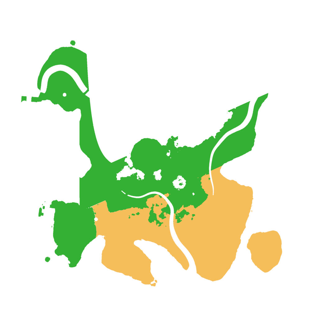 Biome Rust Map: Procedural Map, Size: 2500, Seed: 47820350