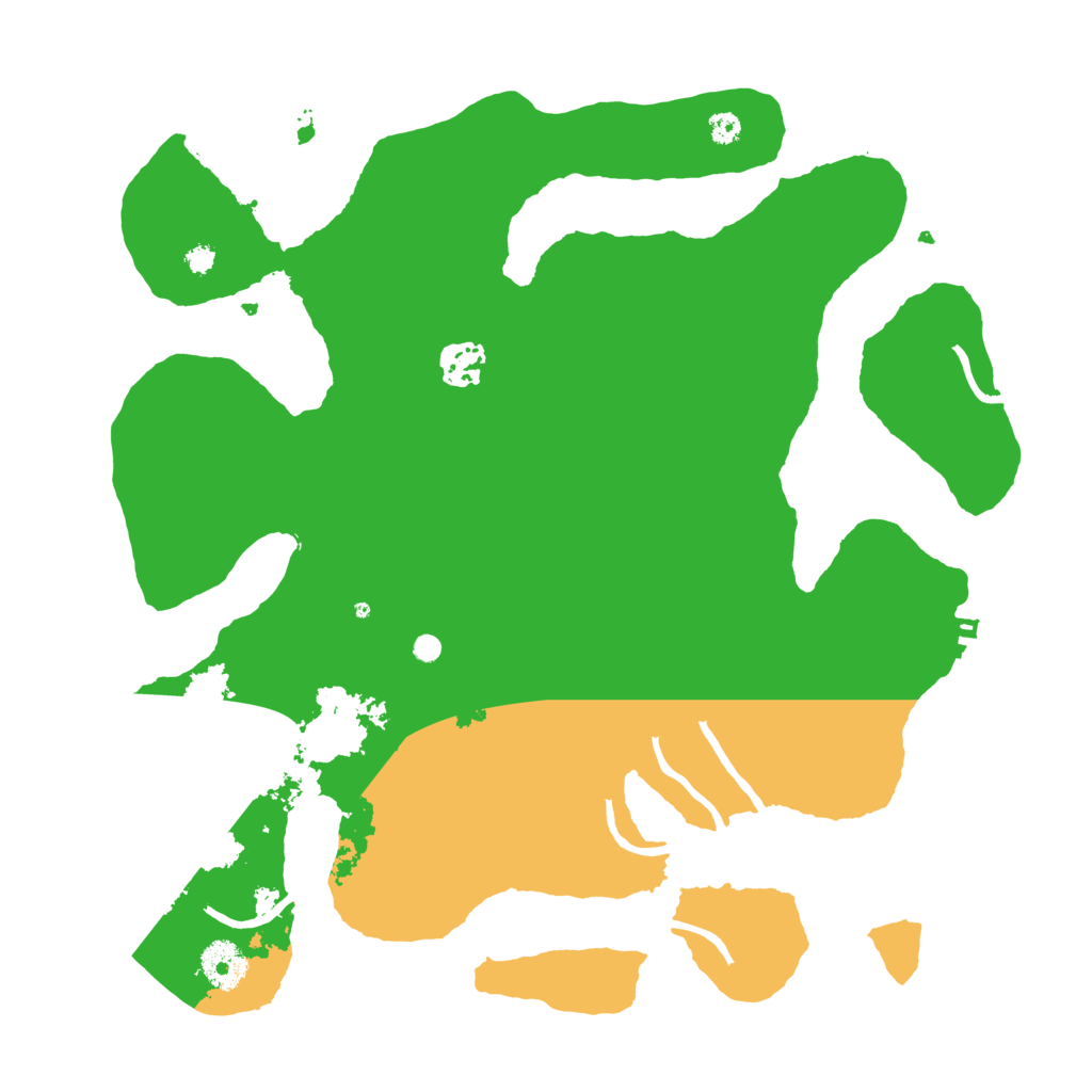 Biome Rust Map: Procedural Map, Size: 3500, Seed: 701308595