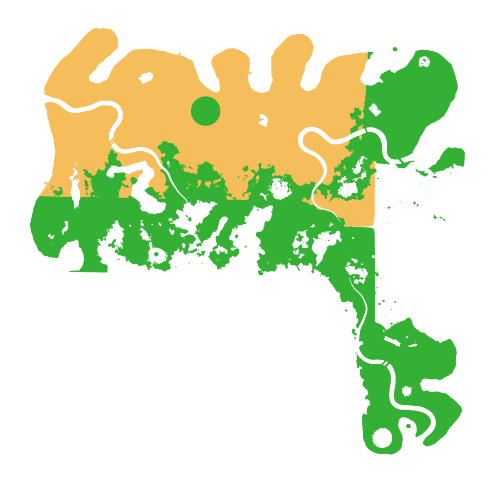 Biome Rust Map: Procedural Map, Size: 4500, Seed: 1441244