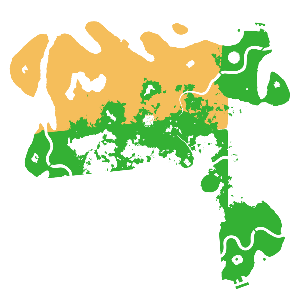 Biome Rust Map: Procedural Map, Size: 4500, Seed: 1144540261