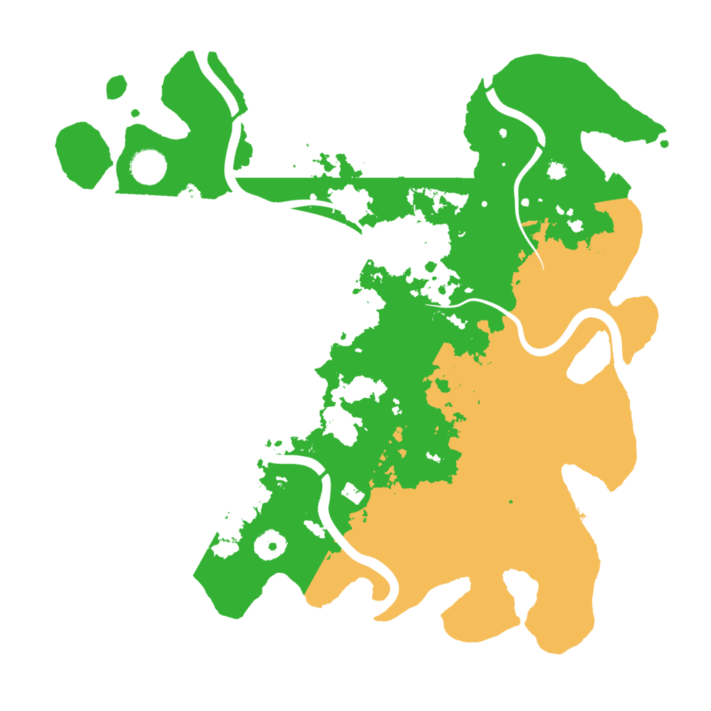 Biome Rust Map: Procedural Map, Size: 3500, Seed: 2096742009