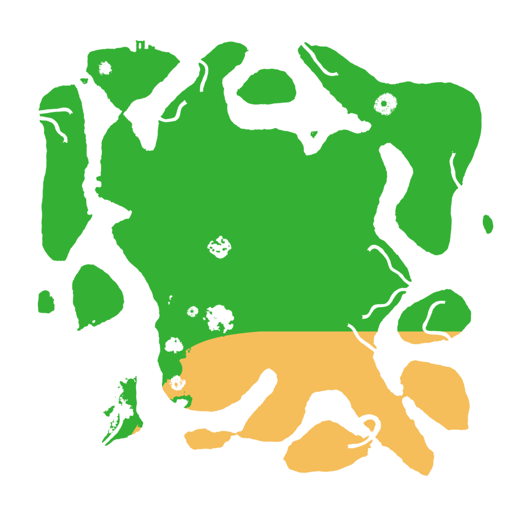 Biome Rust Map: Procedural Map, Size: 3600, Seed: 22107