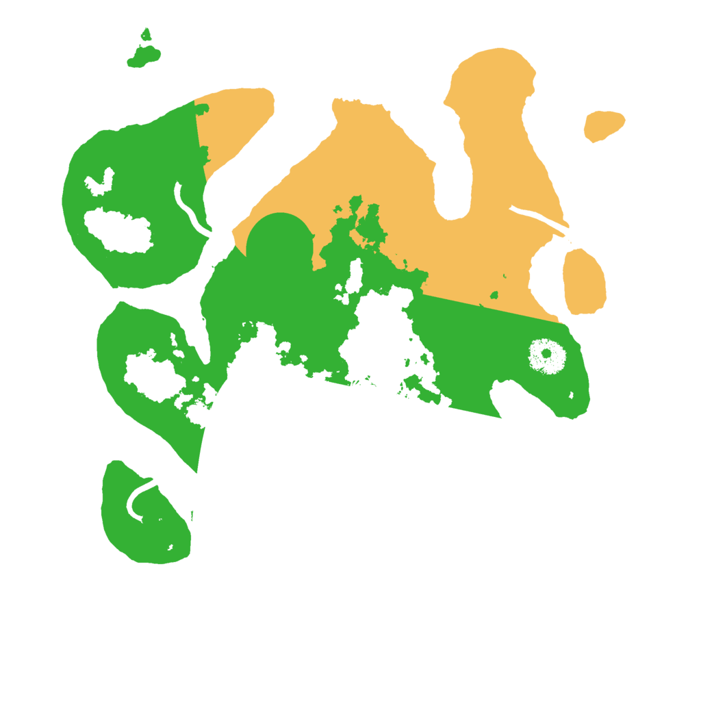 Biome Rust Map: Procedural Map, Size: 2900, Seed: 32107