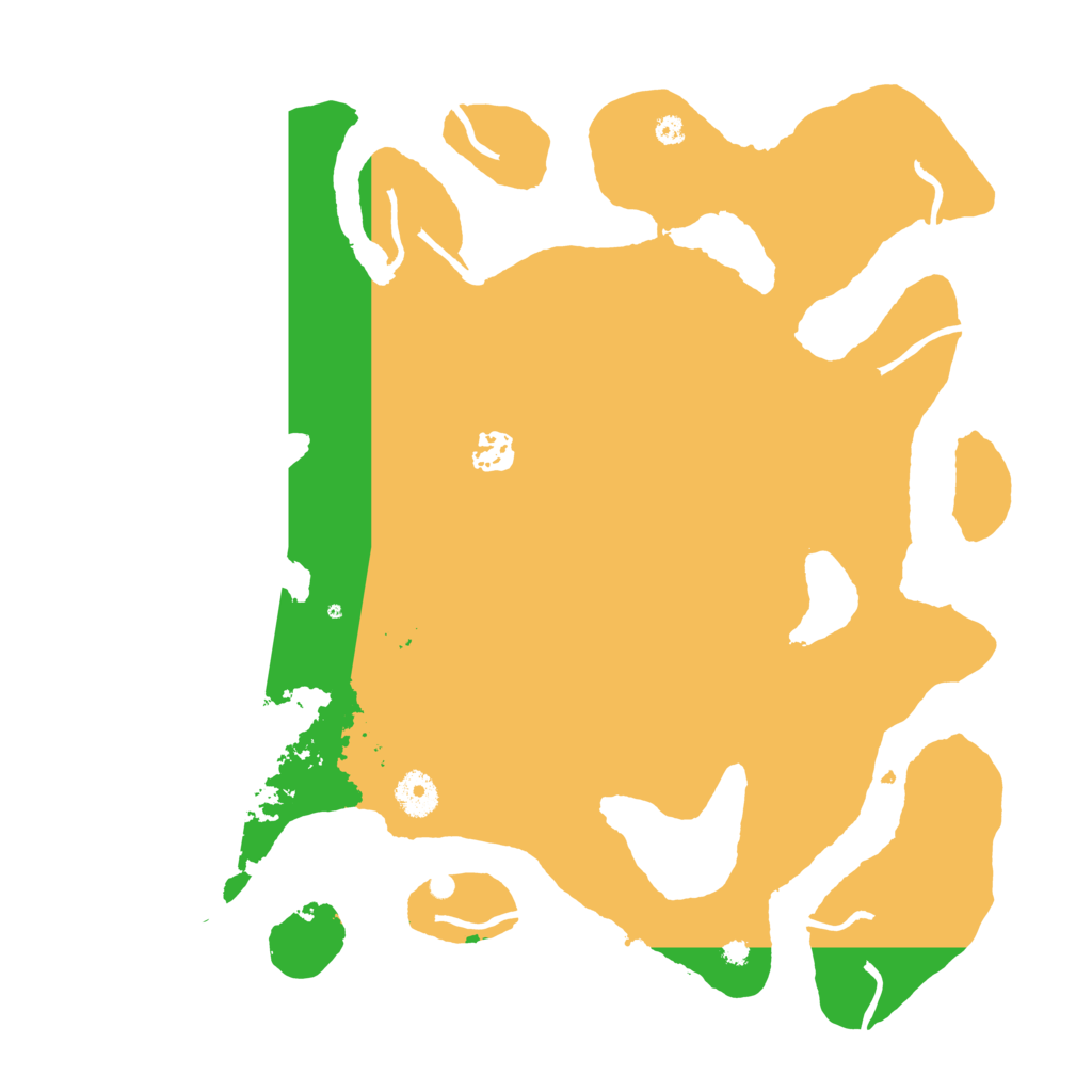 Biome Rust Map: Procedural Map, Size: 3800, Seed: 42107