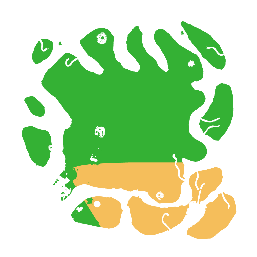 Biome Rust Map: Procedural Map, Size: 3500, Seed: 60555690