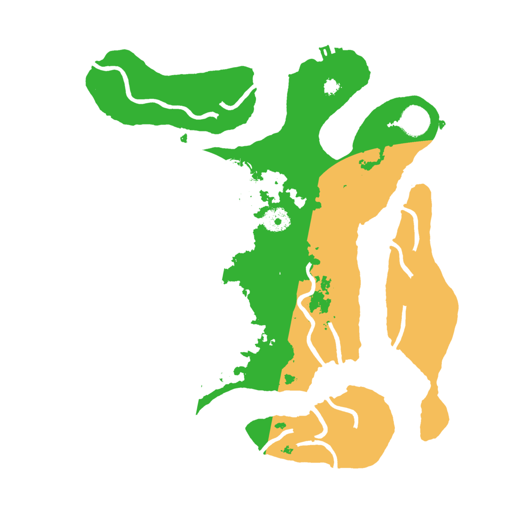 Biome Rust Map: Procedural Map, Size: 3000, Seed: 152289