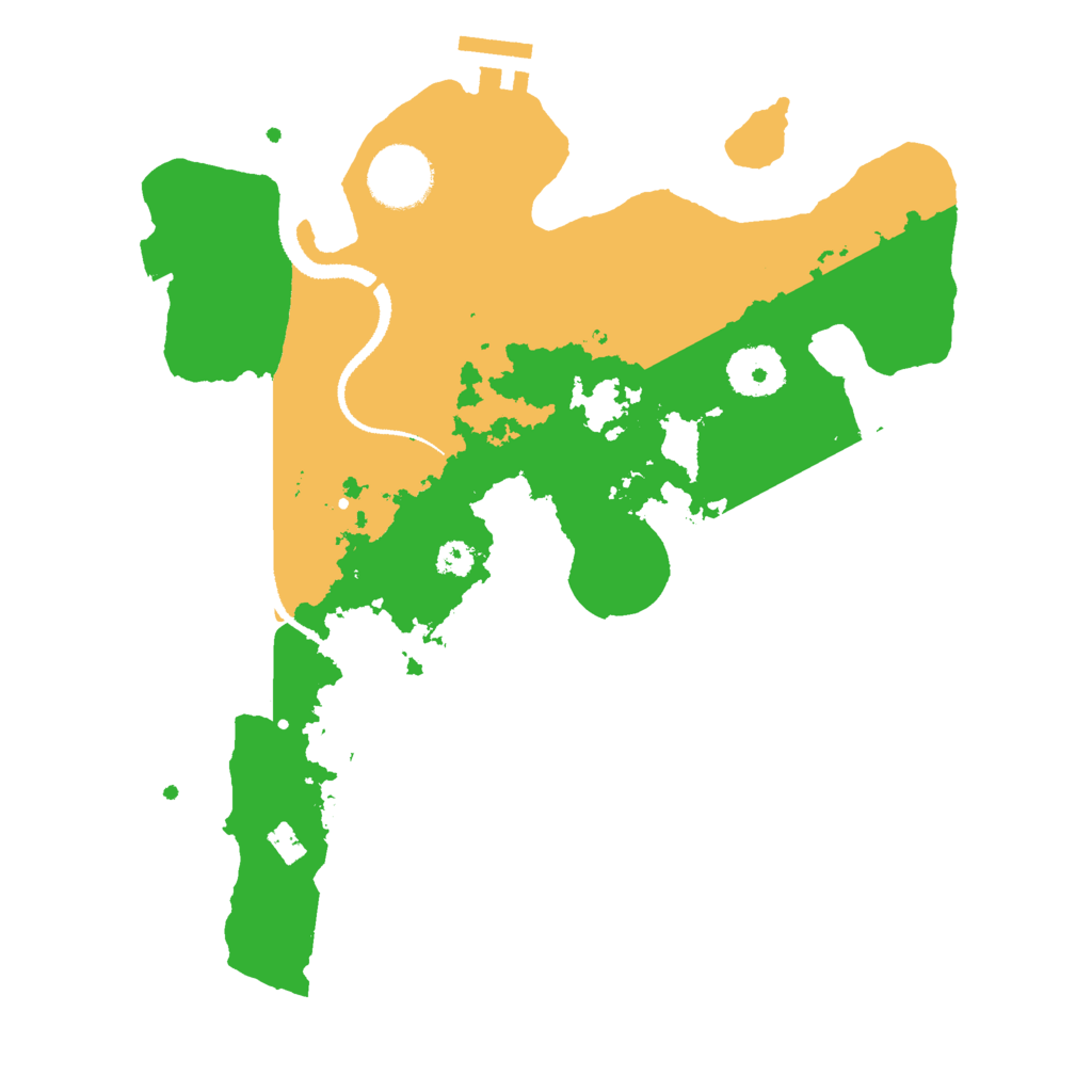 Biome Rust Map: Procedural Map, Size: 3000, Seed: 47554341