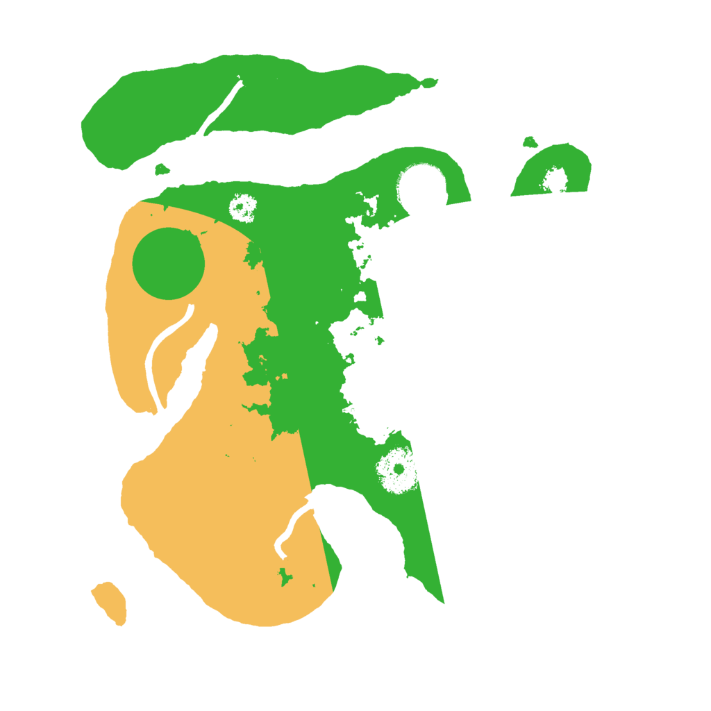 Biome Rust Map: Procedural Map, Size: 2600, Seed: 1618076917