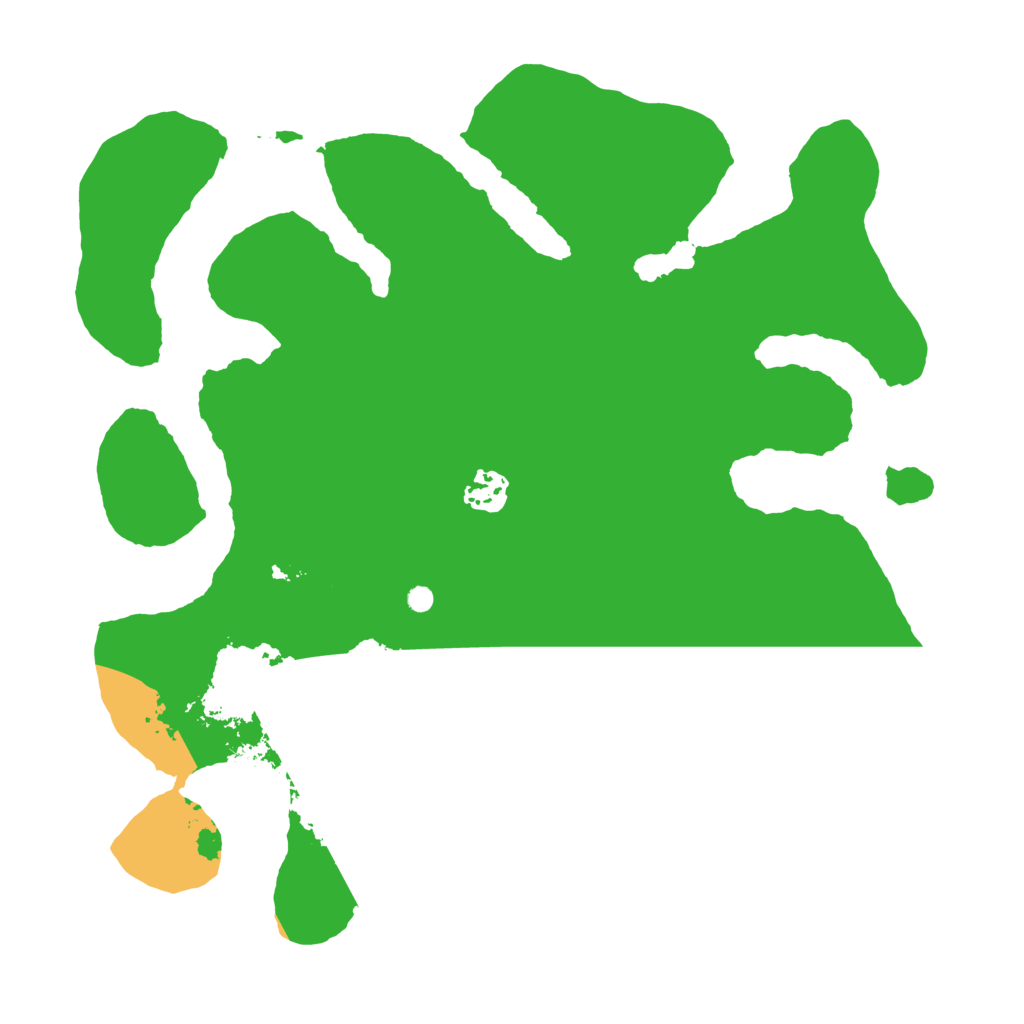 Biome Rust Map: Barren, Size: 3500, Seed: 68876555