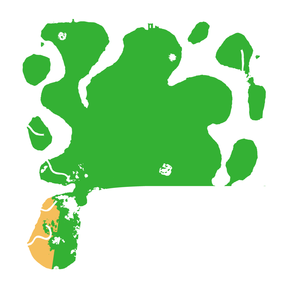 Biome Rust Map: Procedural Map, Size: 3600, Seed: 292839104