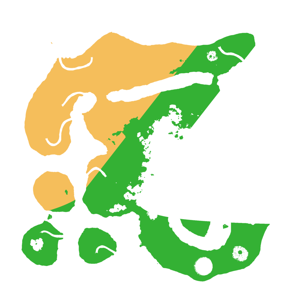 Biome Rust Map: Procedural Map, Size: 3000, Seed: 110506