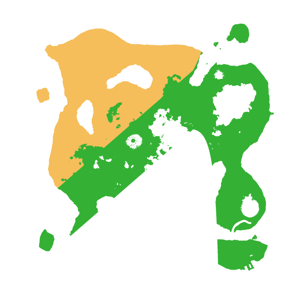 Biome Rust Map: Procedural Map, Size: 3000, Seed: 961126678