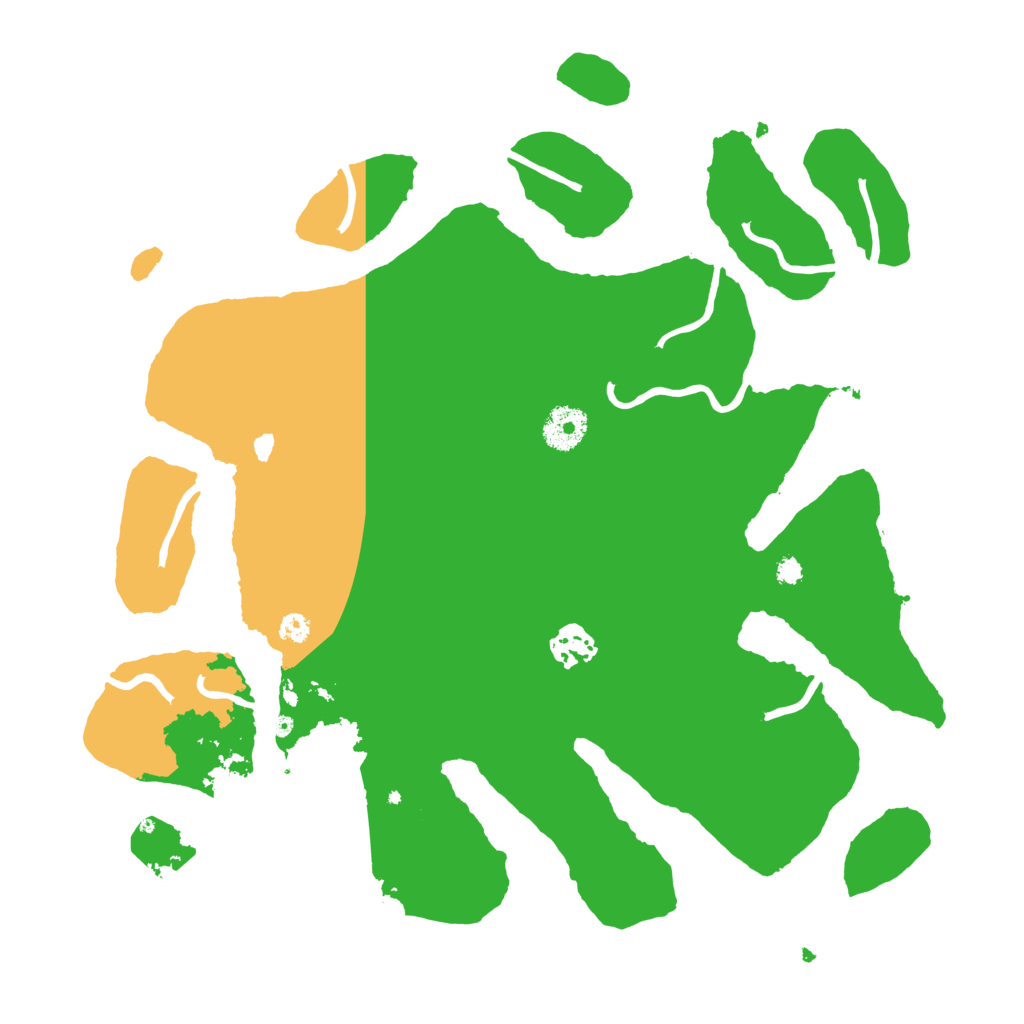 Biome Rust Map: Procedural Map, Size: 3500, Seed: 875461