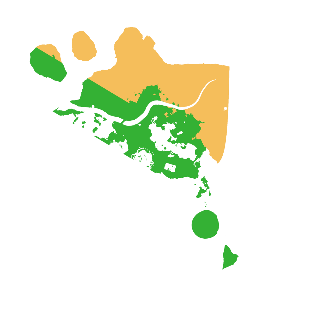 Biome Rust Map: Procedural Map, Size: 3000, Seed: 16478